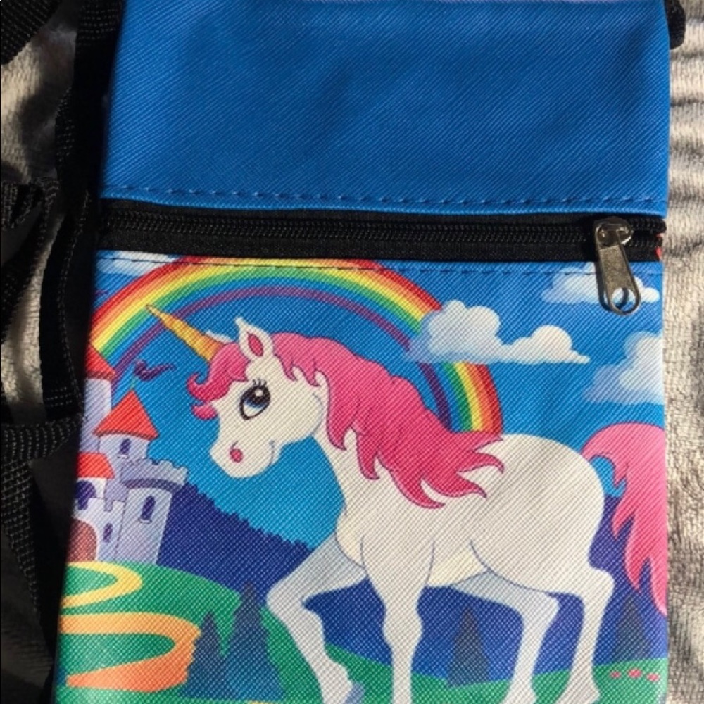Unicorn Vinyl crossbody-purse